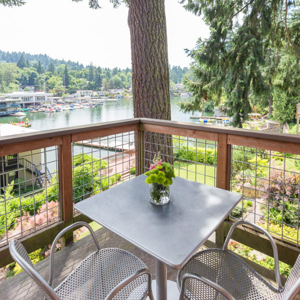 Updated Vintage Condo with Stunning Views of Lake Oswego Inhabit Real